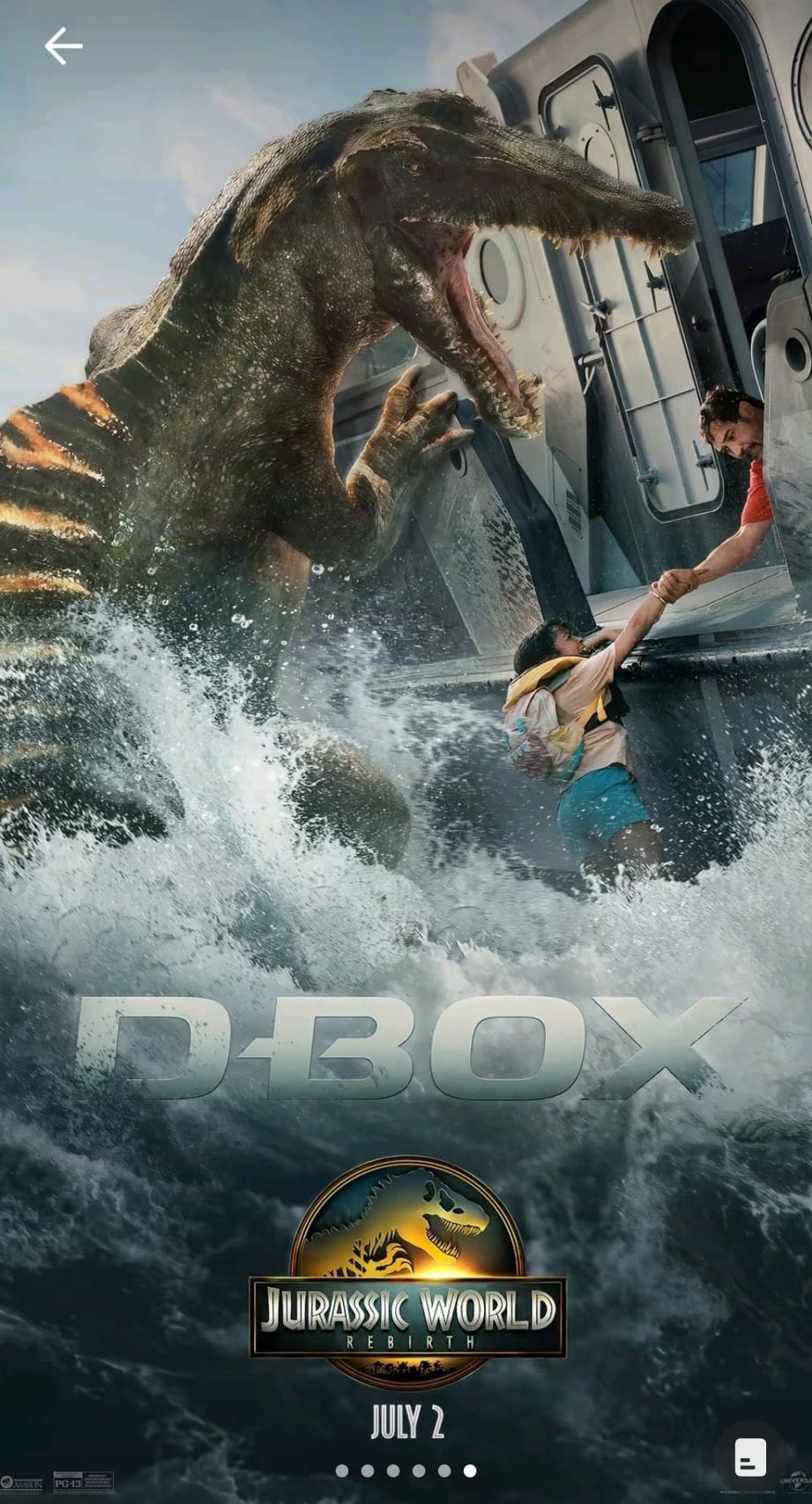 پوستر DBOX فیلم Jurassic World Rebirth