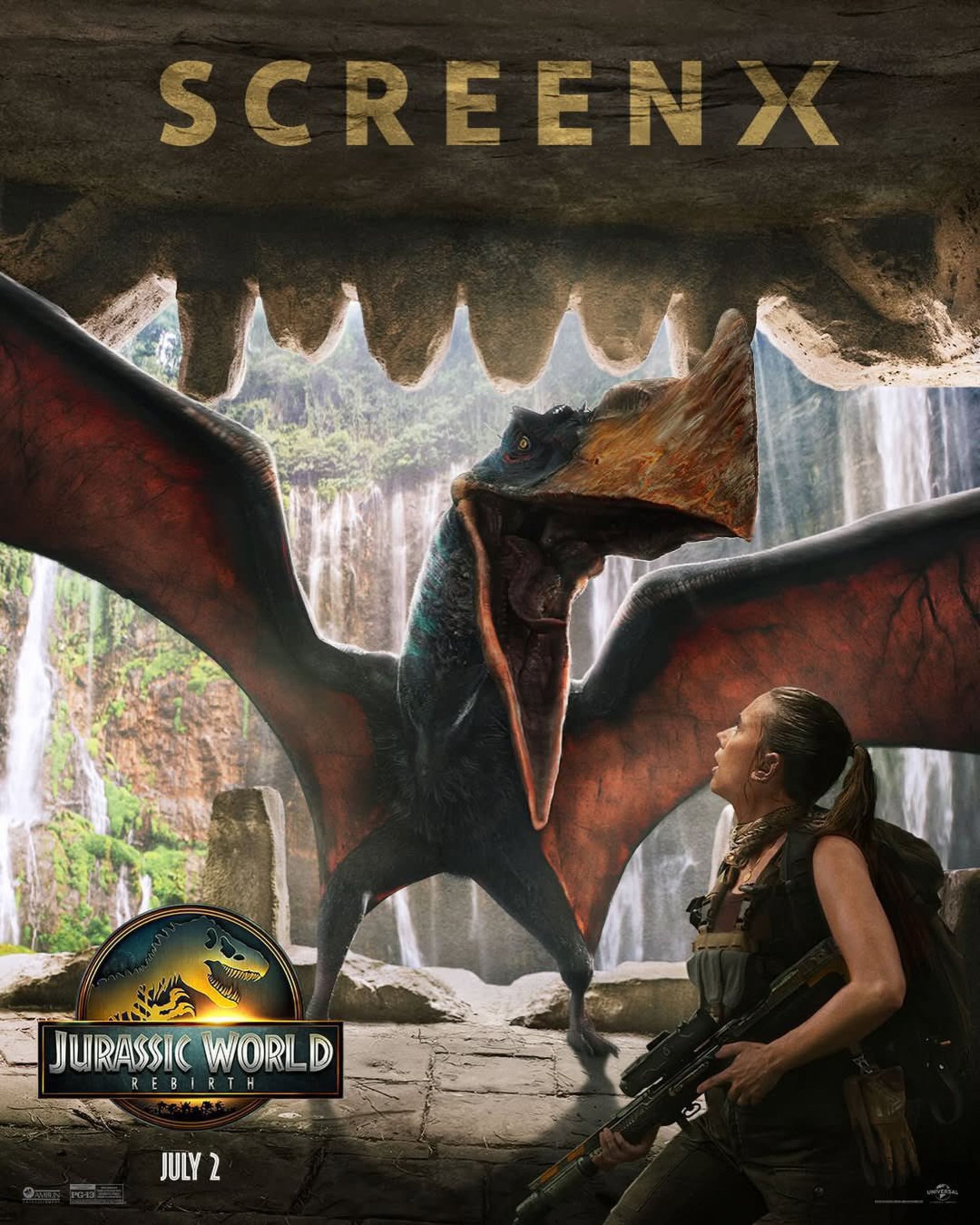 پوستر ScreenX فیلم Jurassic World Rebirth