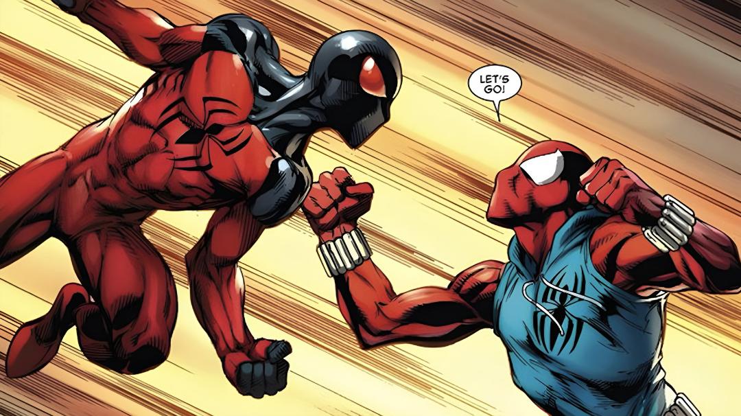 رویارویی کین پارکر (Kaine Parker) و بن رایلی (Ben Reilly) در کمیک مرد عنکبوتی
