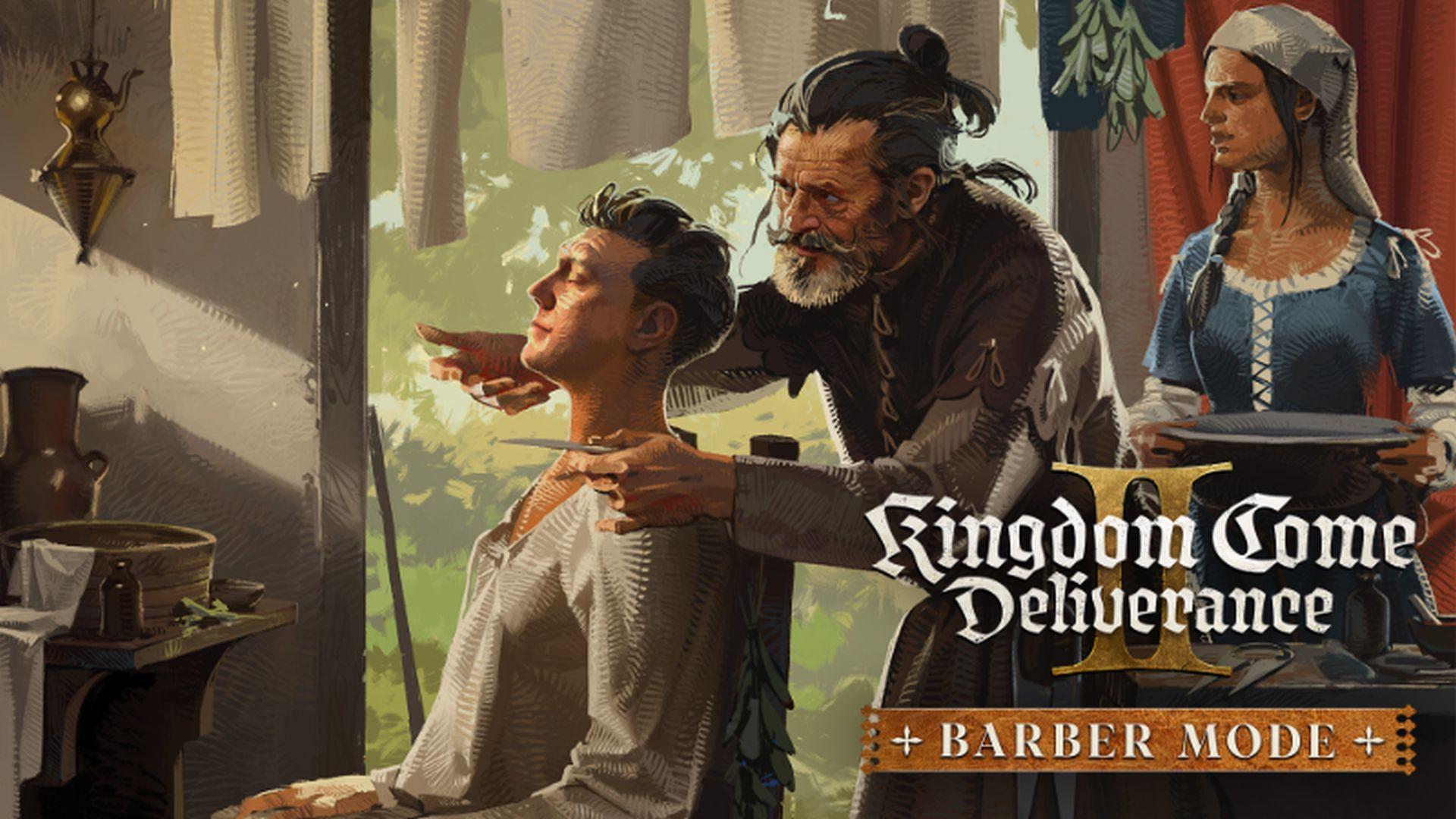 حالت آرایشگری در بازی Kingdom Come: Deliverance 2