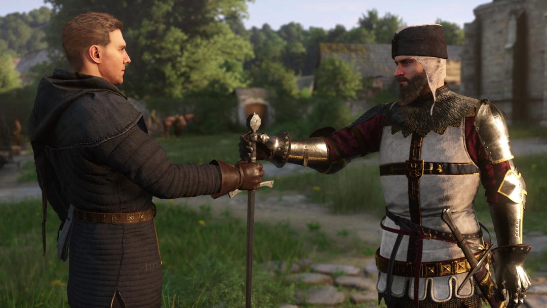 ملاقات هنری با یک شوالیه در بازی Kingdom Come Deliverance 2