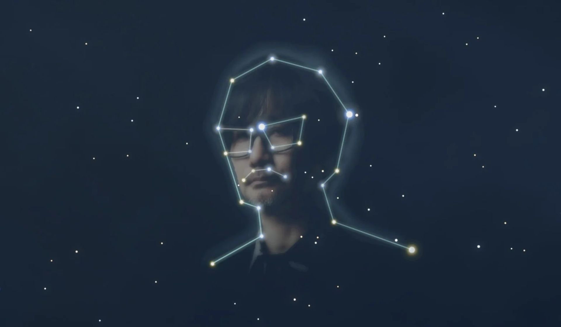 حضور هیدئو کوجیما (Hideo Kojima) در بازی Death Stranding 2 به‌صورت یک صورت فلکی در آسمان