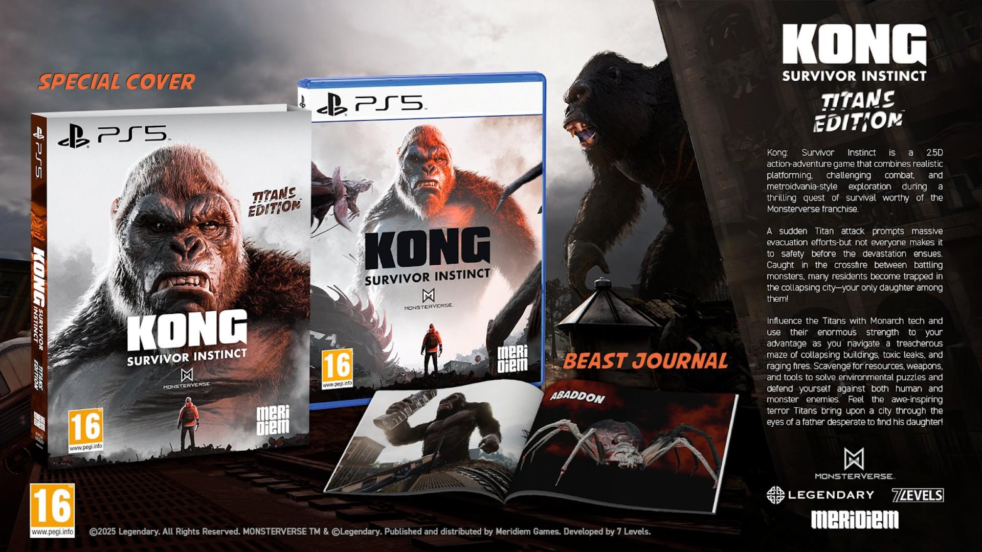 نسخه فیزیکی بازی Kong: Survivor Instinct برای پلی استیشن ۵