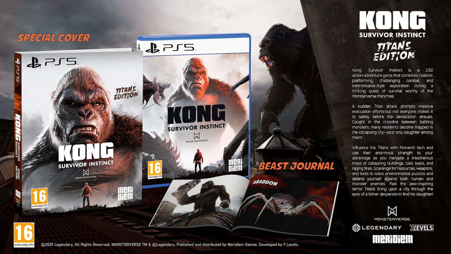 نسخه فیزیکی بازی Kong: Survivor Instinct برای پلی استیشن ۵