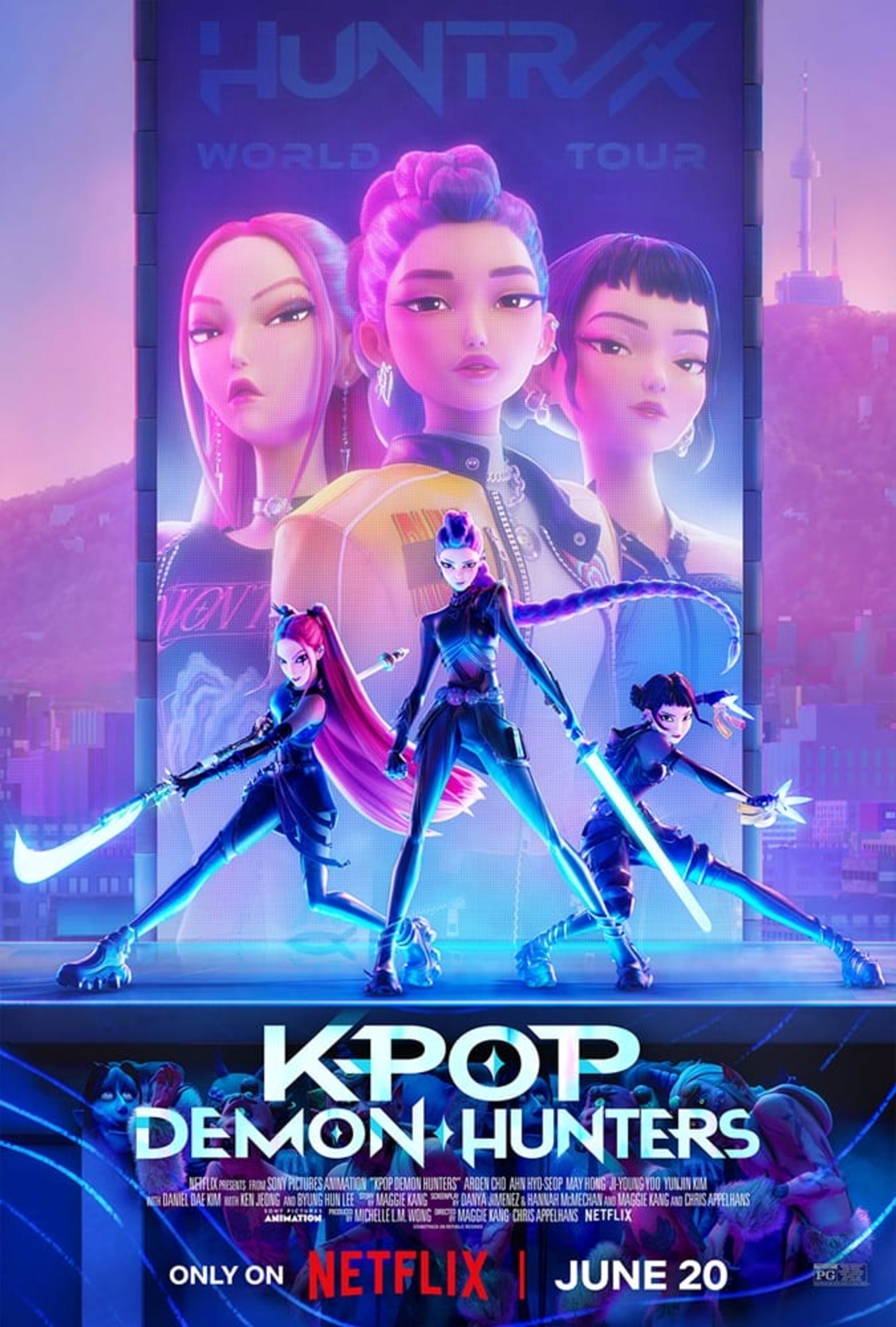 پوستر انیمیشن KPop: Demon Hunters