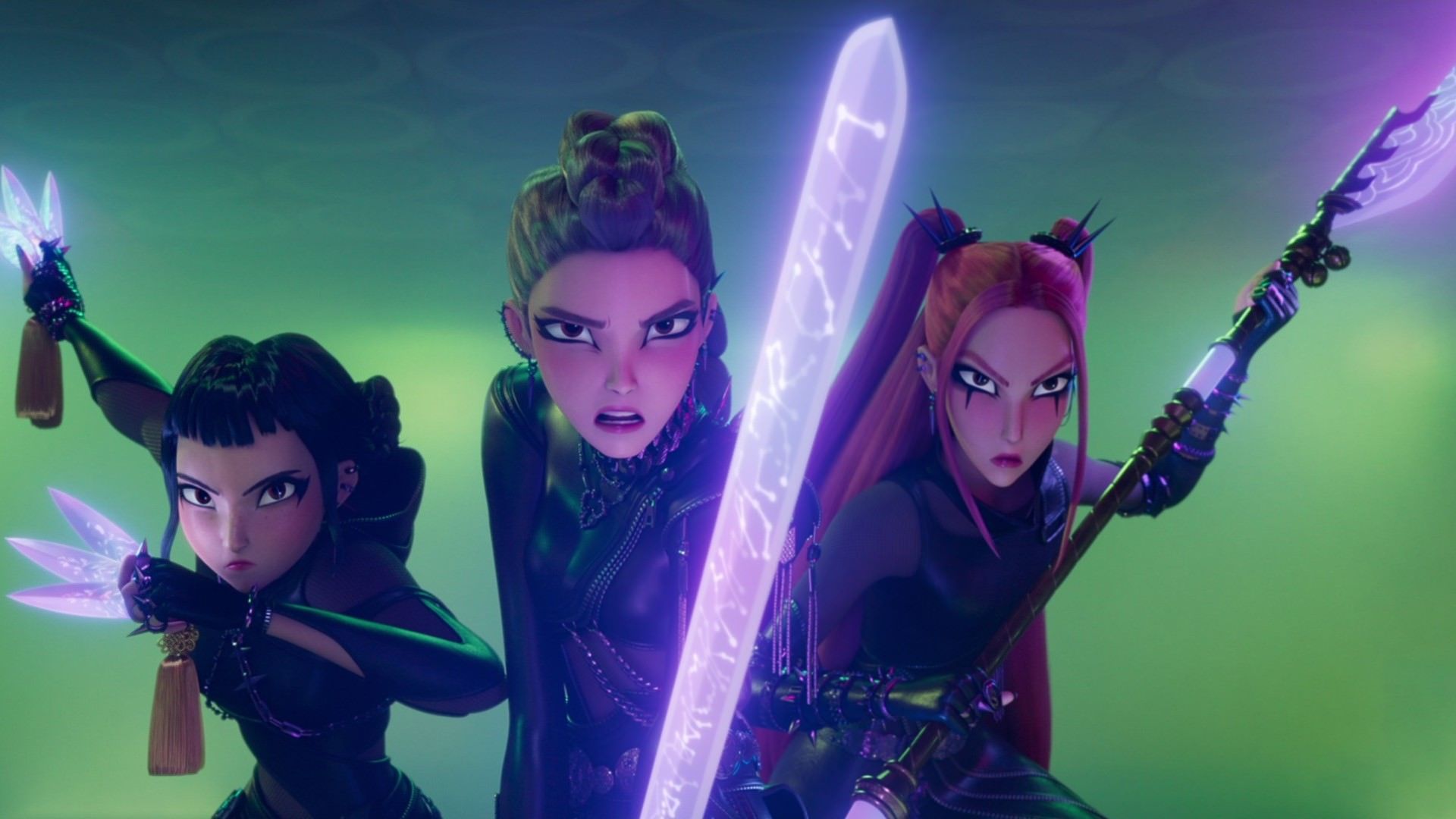 شخصیت‌های انیمیشن KPop: Demon Hunters به‌دنبال شکار شیاطین