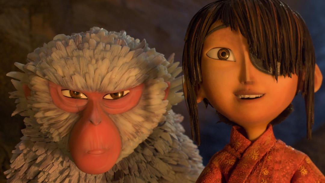 کوبو در حال خندیدن در انیمیشن  Kubo and the Two Strings