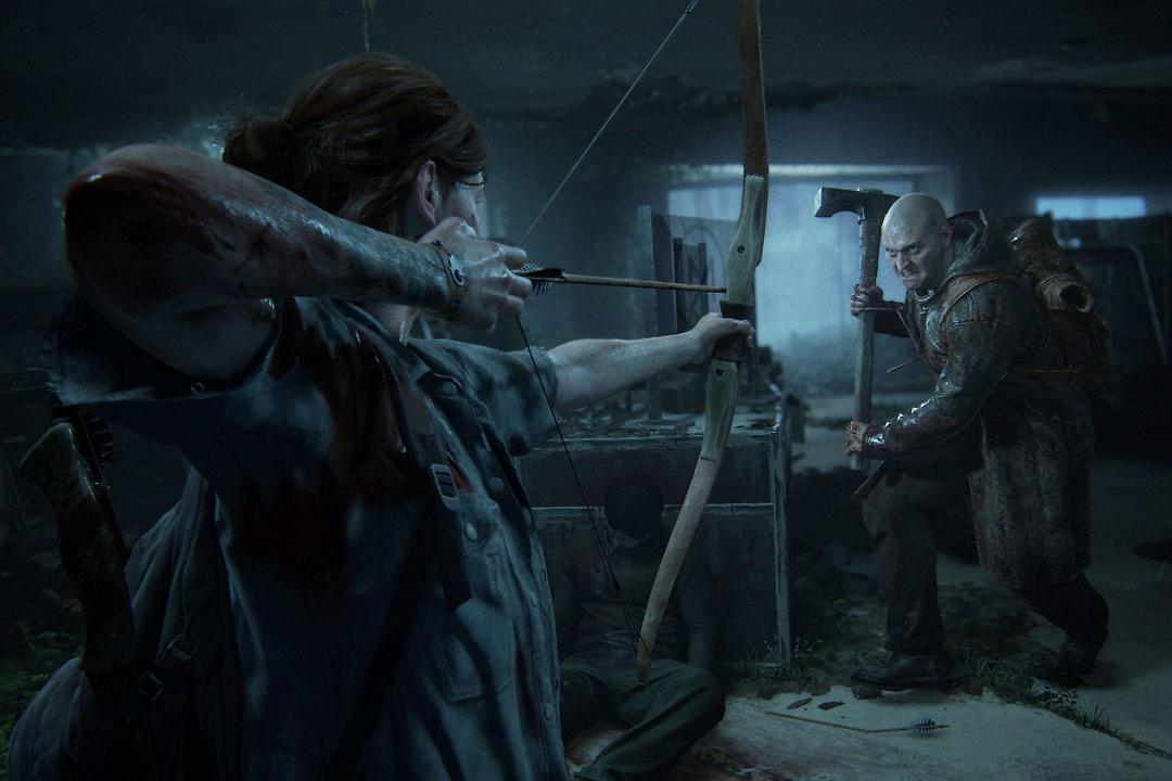 الی درحال تیر اندازی در بازی Last of Us Part 2