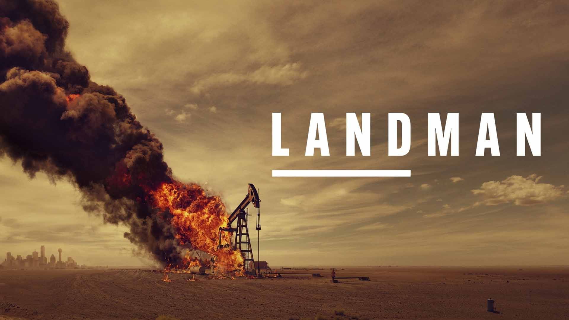 دکل نفتی در حال سوختن در سریال Landman