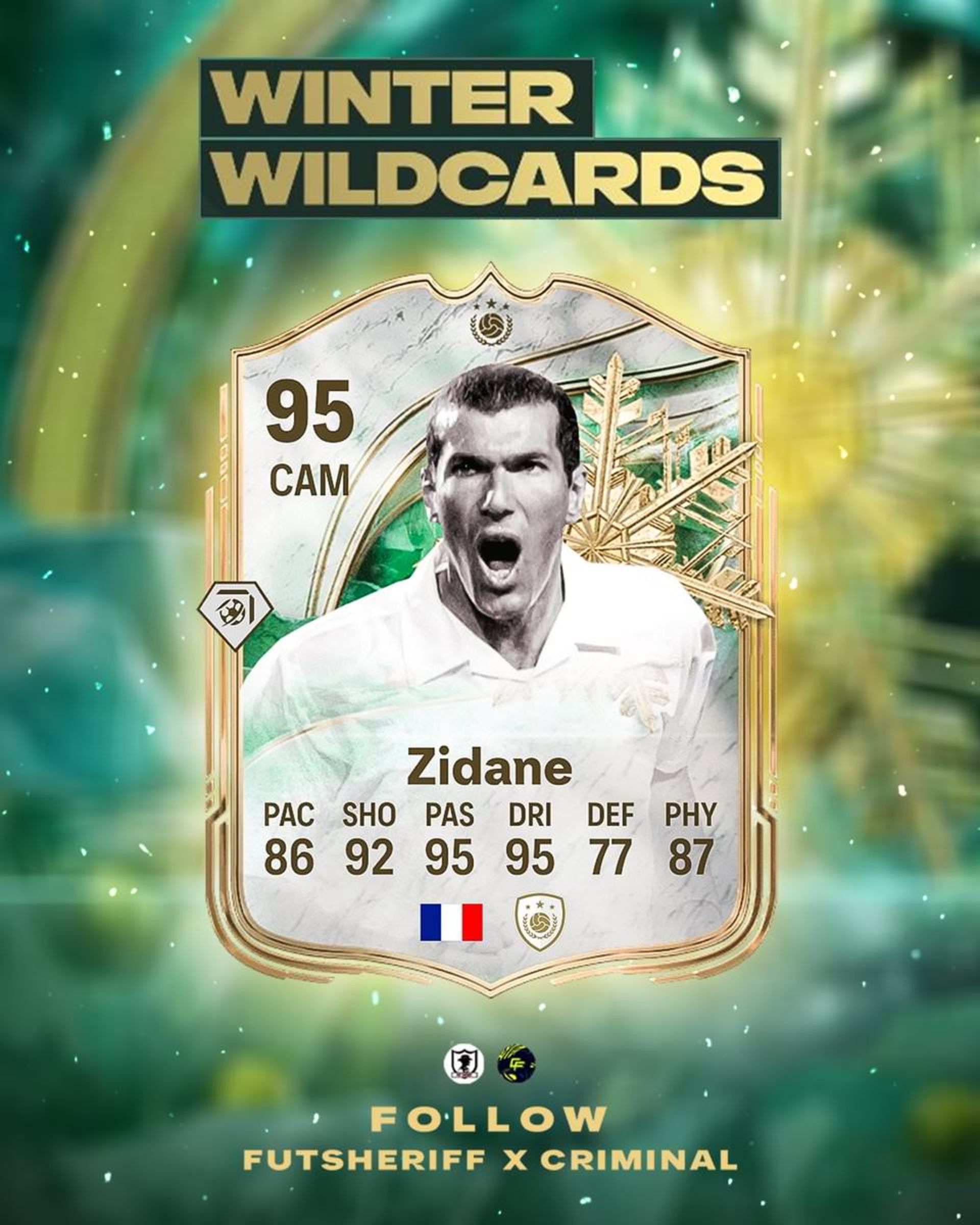 کارت زیدان در Winter Wildcards بازی FC 26