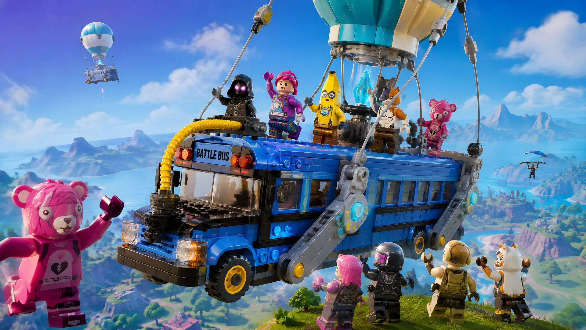 اتوبوس معروف فورتنایت در قالب لگو؛ معرفی LEGO Battle Bus
