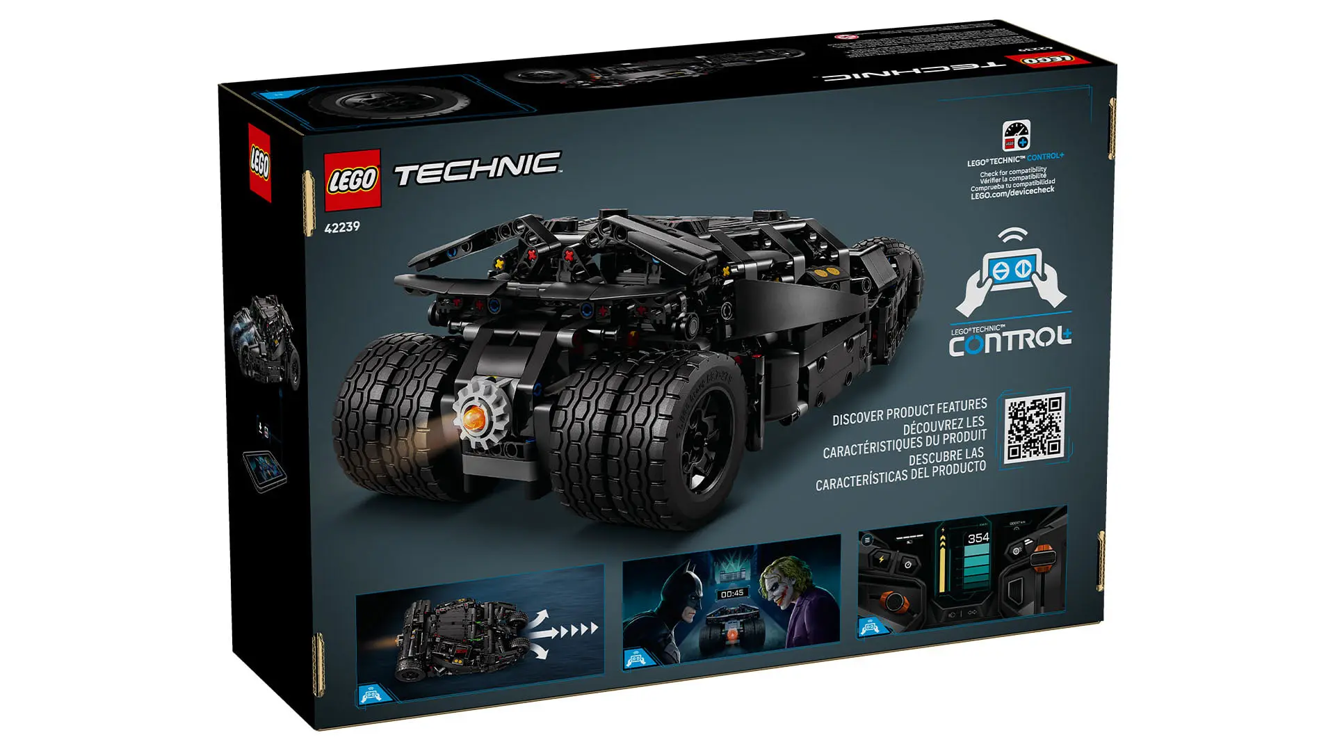 باکس محصول لگو تکنیک (LEGO Technic) مدل بت‌موبیل تاملر با چرخ‌های بزرگ