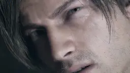 چهره نزدیک لیان کندی (Leon Kennedy) در موتور گرافیکی RE Engine
