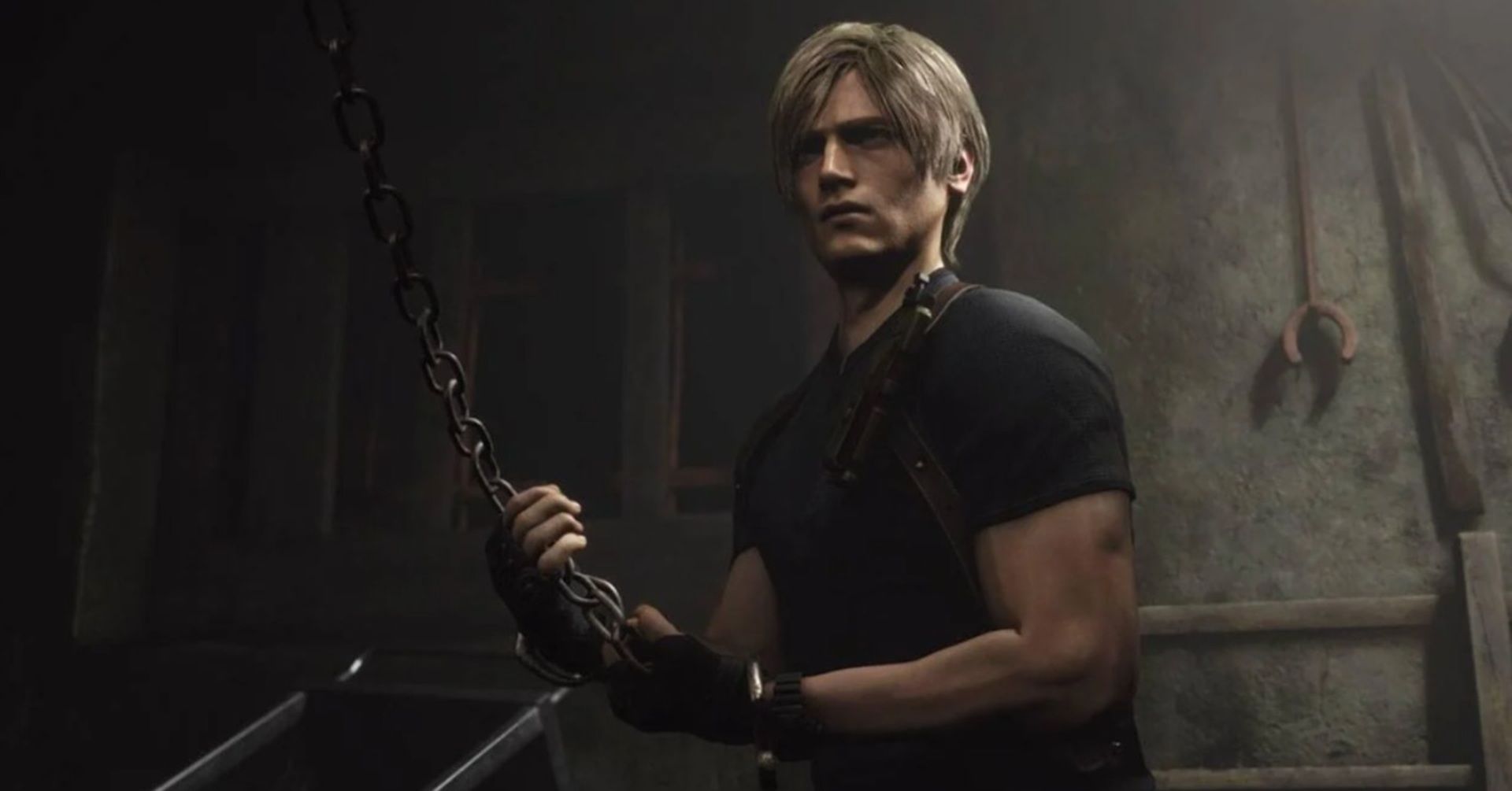 نمایی از لیان اسکات کندی در بازی رزیدنت ایول ۴