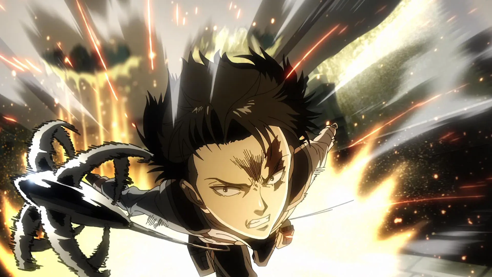 لیوای در حال حمله در اتک آن تایتان