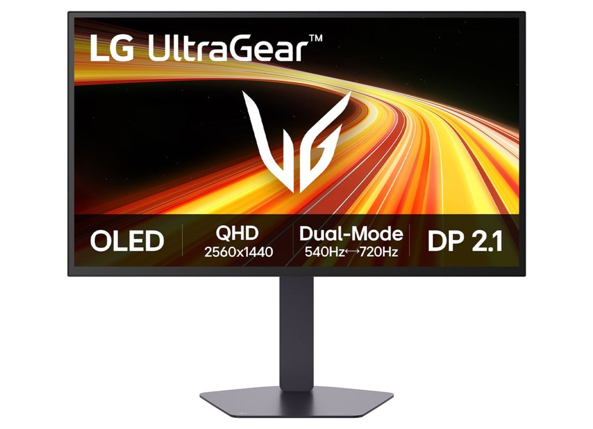 نمای جلوی مانیتور گیمینگ UltraGear 27GX790B-B شرکت ال‌جی (LG)