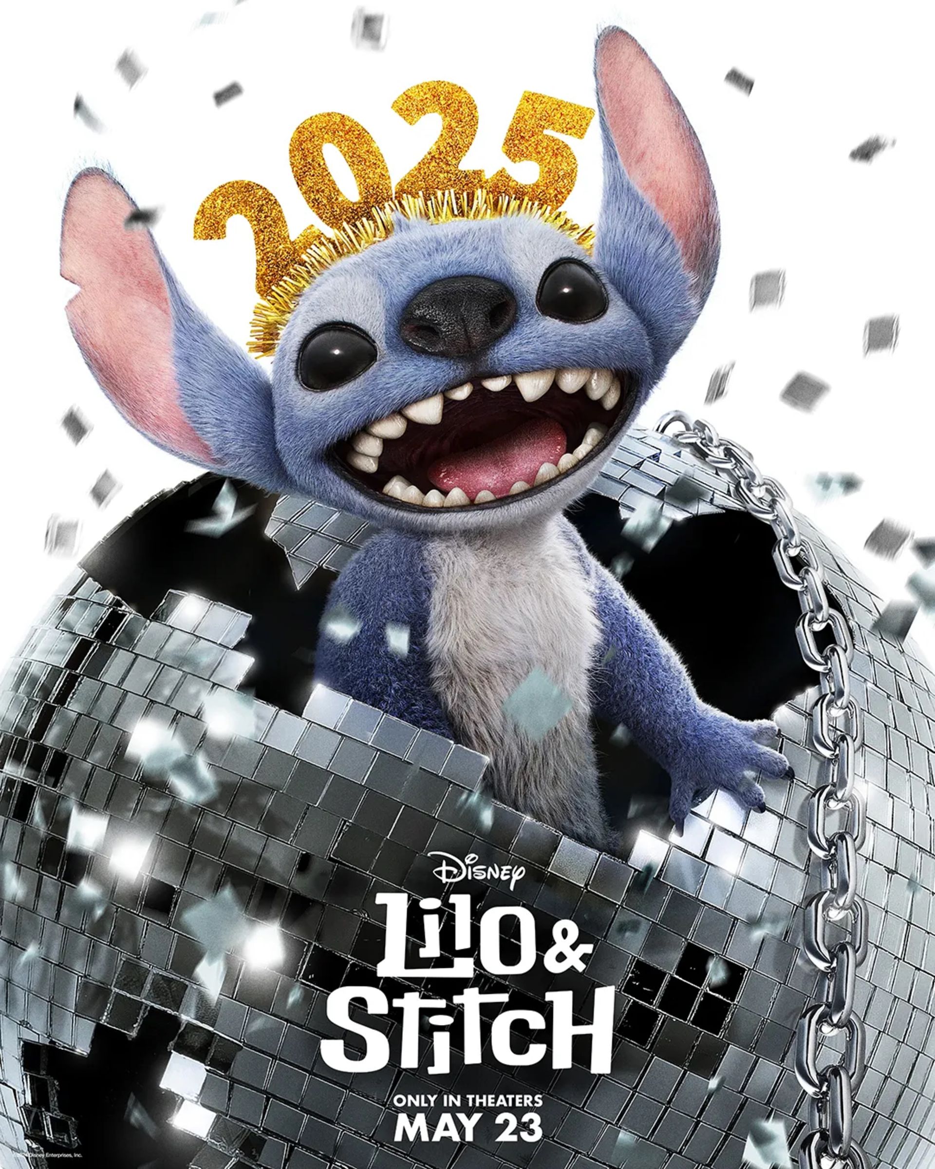 آغاز سال ۲۰۲۵ در پوستر فیلم Lilo and Stitch