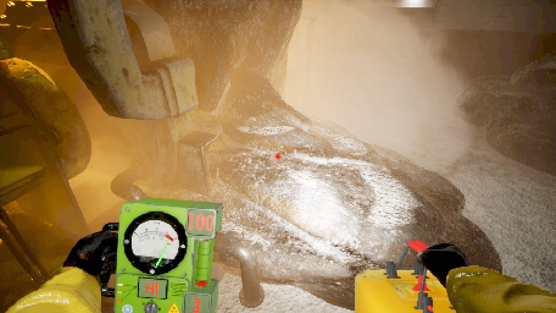 یک تصفیه‌گر در زیر آب در بازی Liquidators