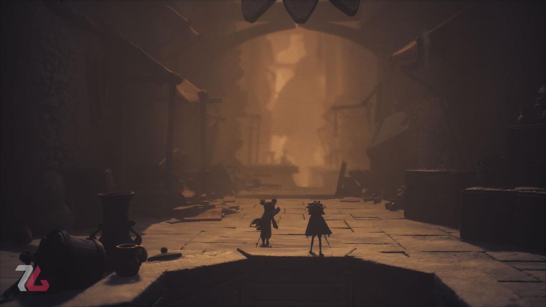 فرار در منطقه صحرایی در بازی little nightmares 3