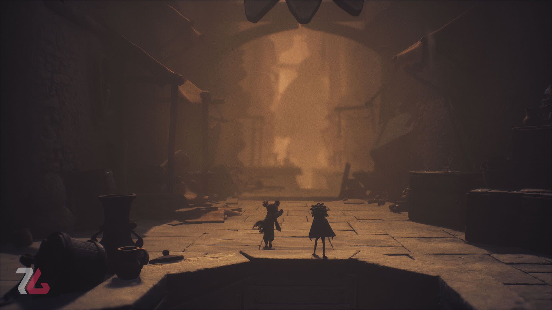 فرار در منطقه صحرایی در بازی little nightmares 3