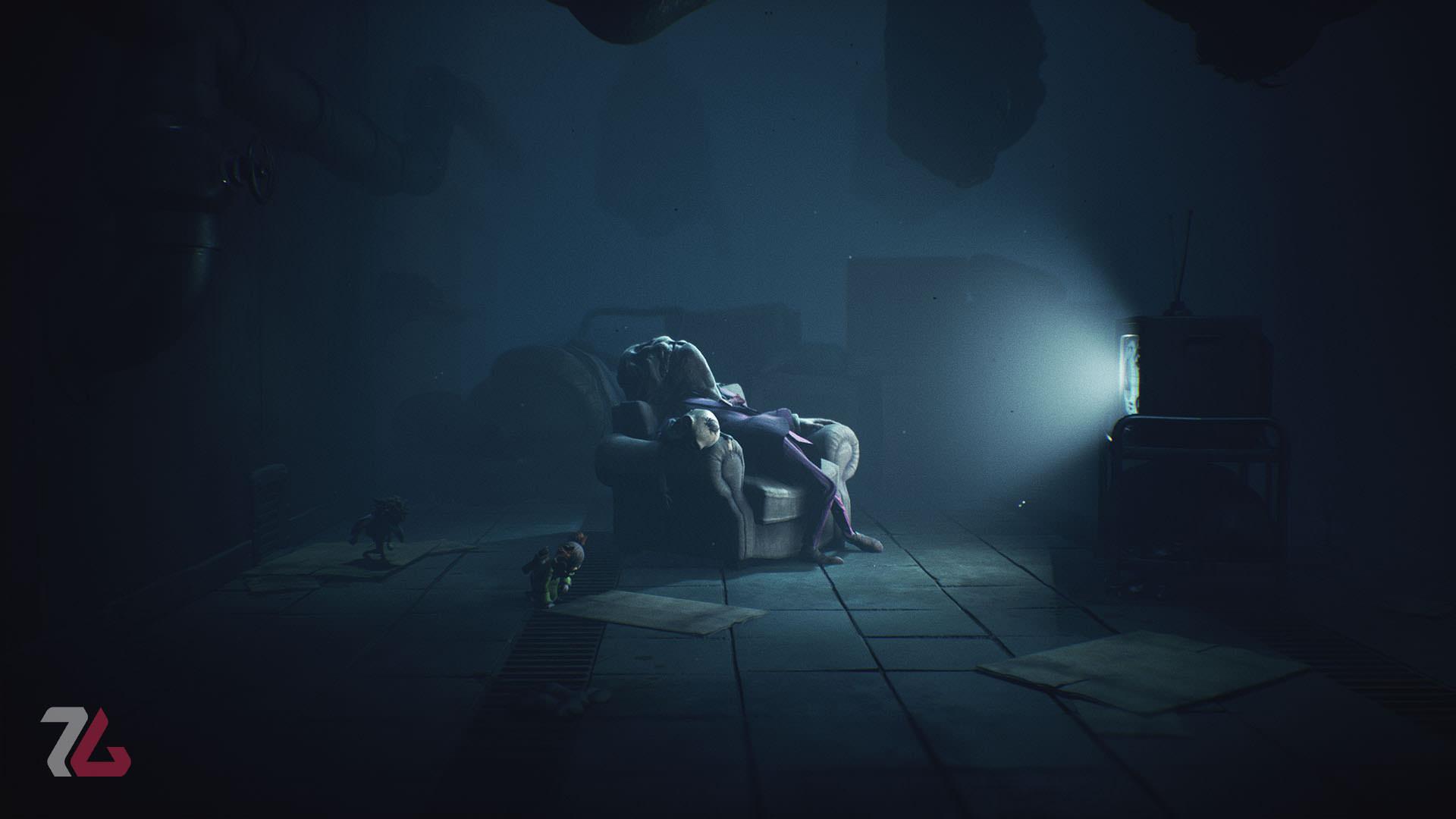 مخفی کاری از کنار دشمن در بازی little nightmares 3