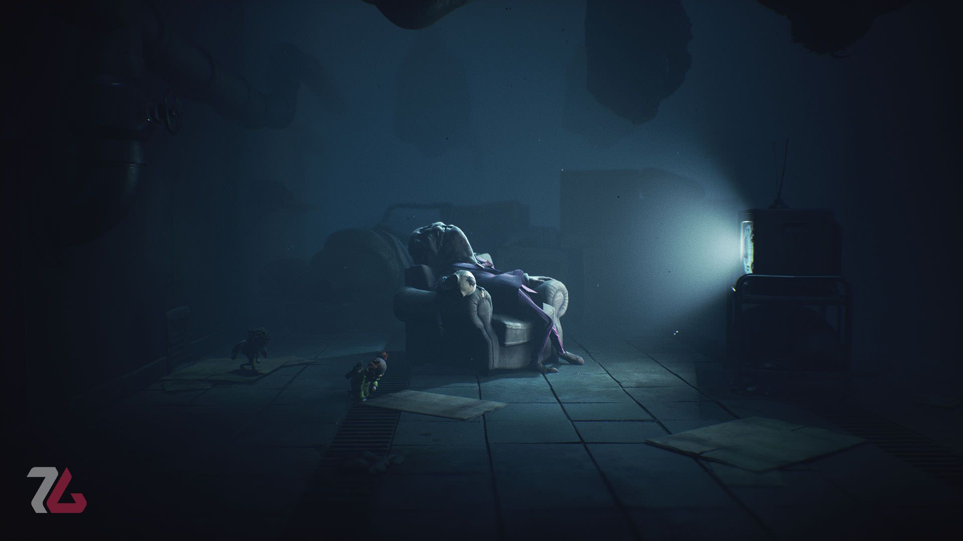 مخفی کاری از کنار دشمن در بازی little nightmares 3