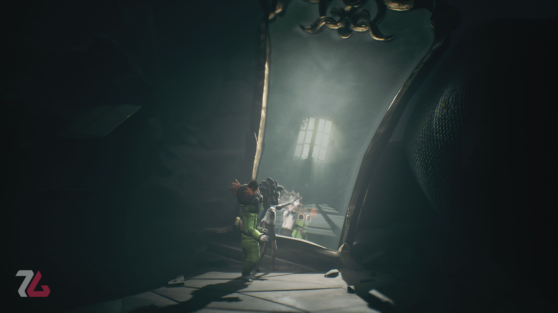 لمس آیینه در بازی little nightmares 3