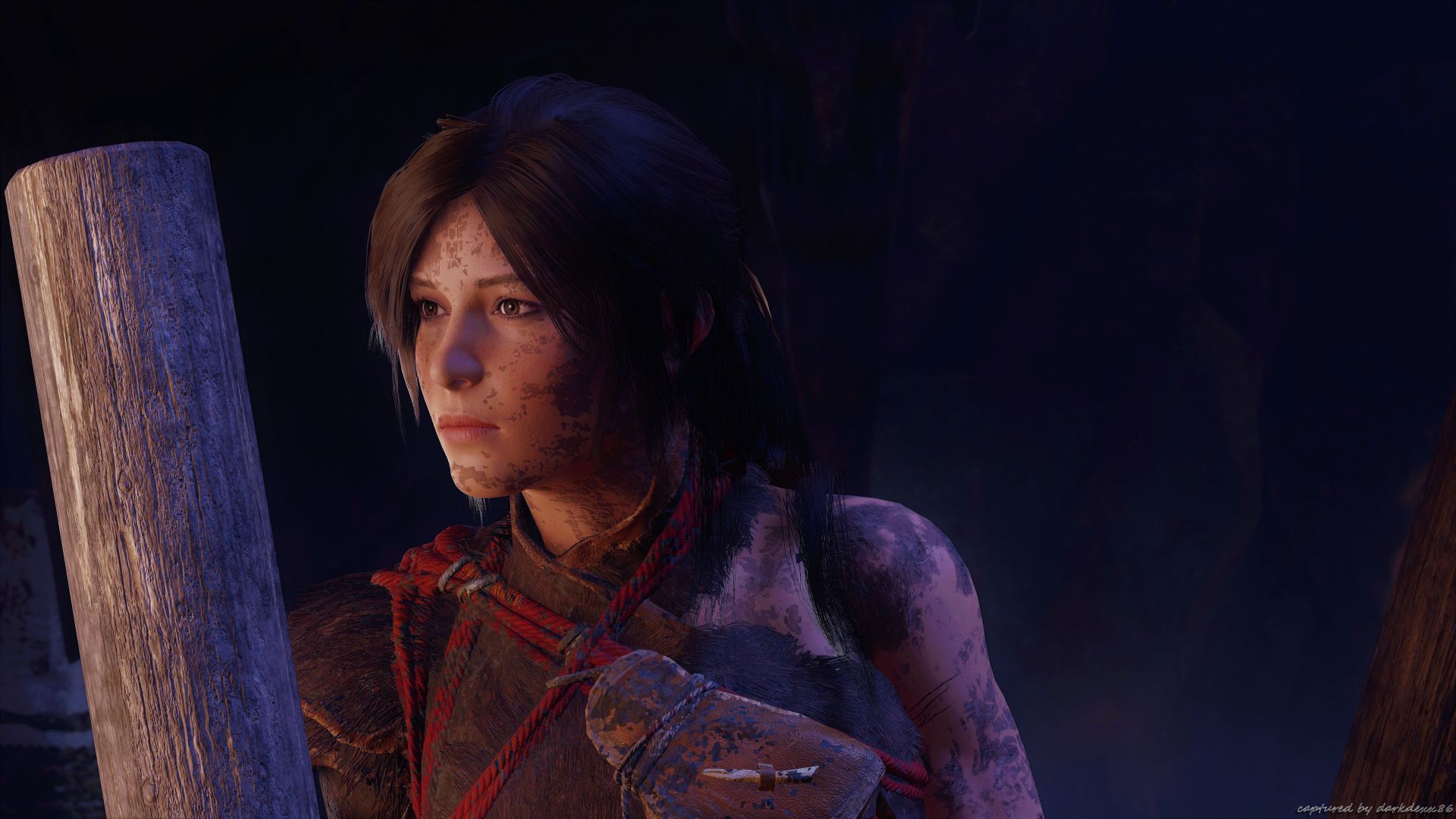 لارا کرافت (Lara Croft) با لباس مردم بومی در بازی Shadow of the Tomb Raider