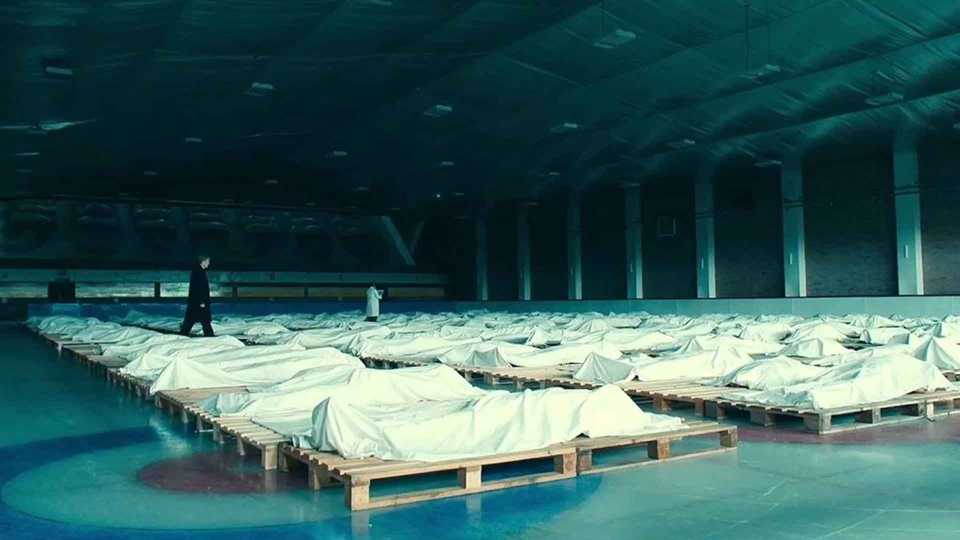جنازه کشته‌شدگان هواپیما در سریال Lockerbie: A Search for Truth