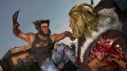 لوگان (Logan) در حال حمله به سابر‌توث (Sabretooth) در بازی Marvel's Wolverine