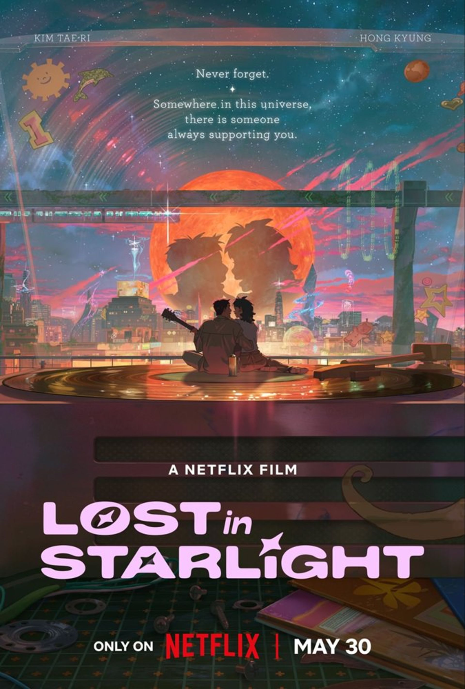 اولین پوستر انیمیشن Lost in Starlight