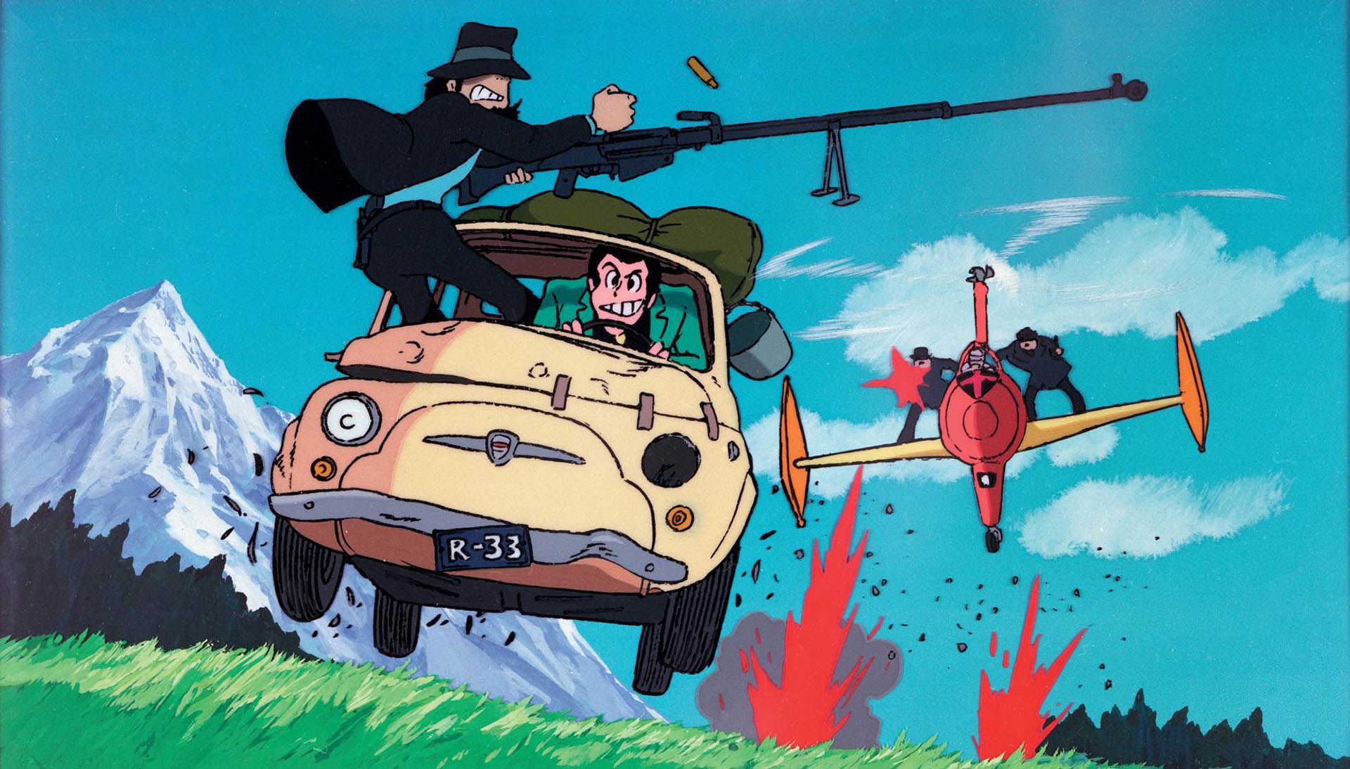 تعقیب و گریز در انیمه Lupin III The Castle of Cagliostro 
