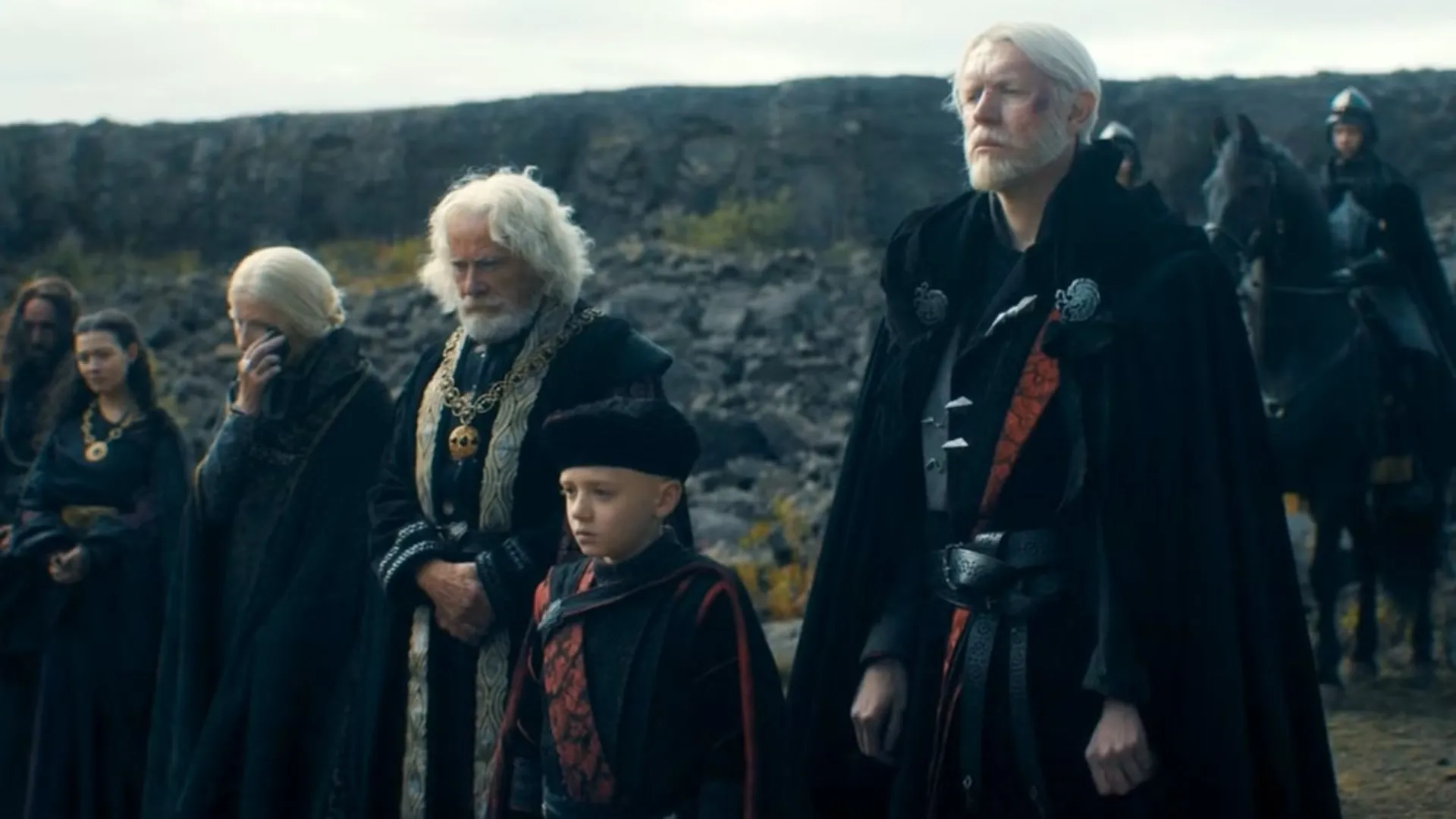 مراسم بیلور تارگرین در فصل اول سریال A Knight of the Seven Kingdoms