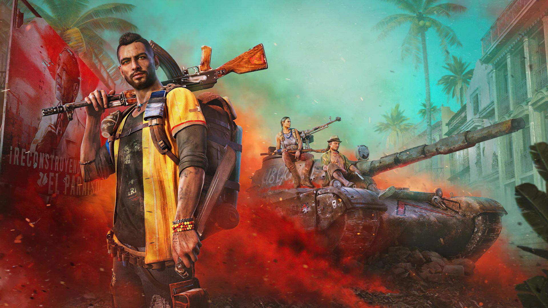 آرت‌ورک شماره دو از کاراکتر مذکر دنی (Dani) در بازی Far Cry 6