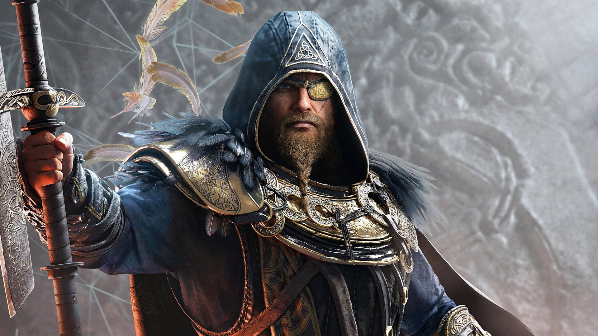 کاراکتر مذکر اودین در بسته‌الحاقی Assassin's Creed Valhalla: Dawn of Ragnarök