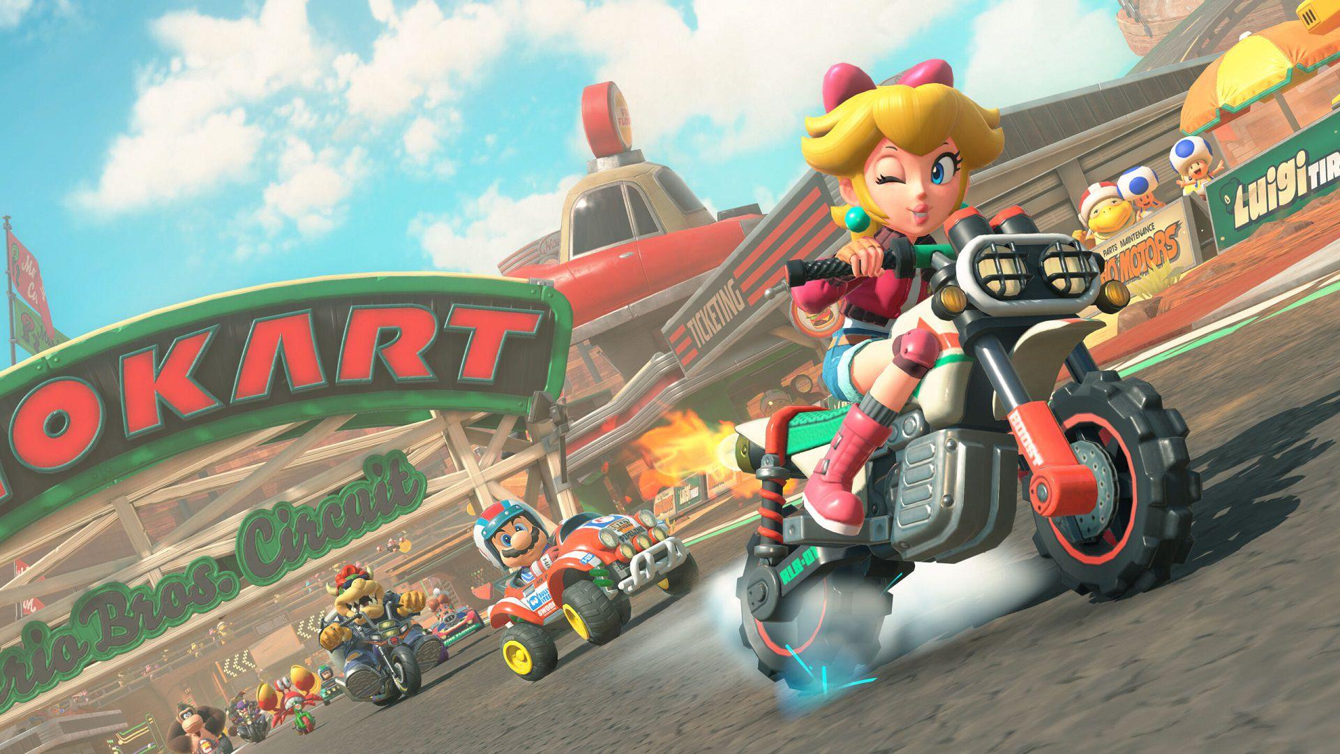 رقابت سوپر ماریو و دوستانش در بازی Mario Kart World