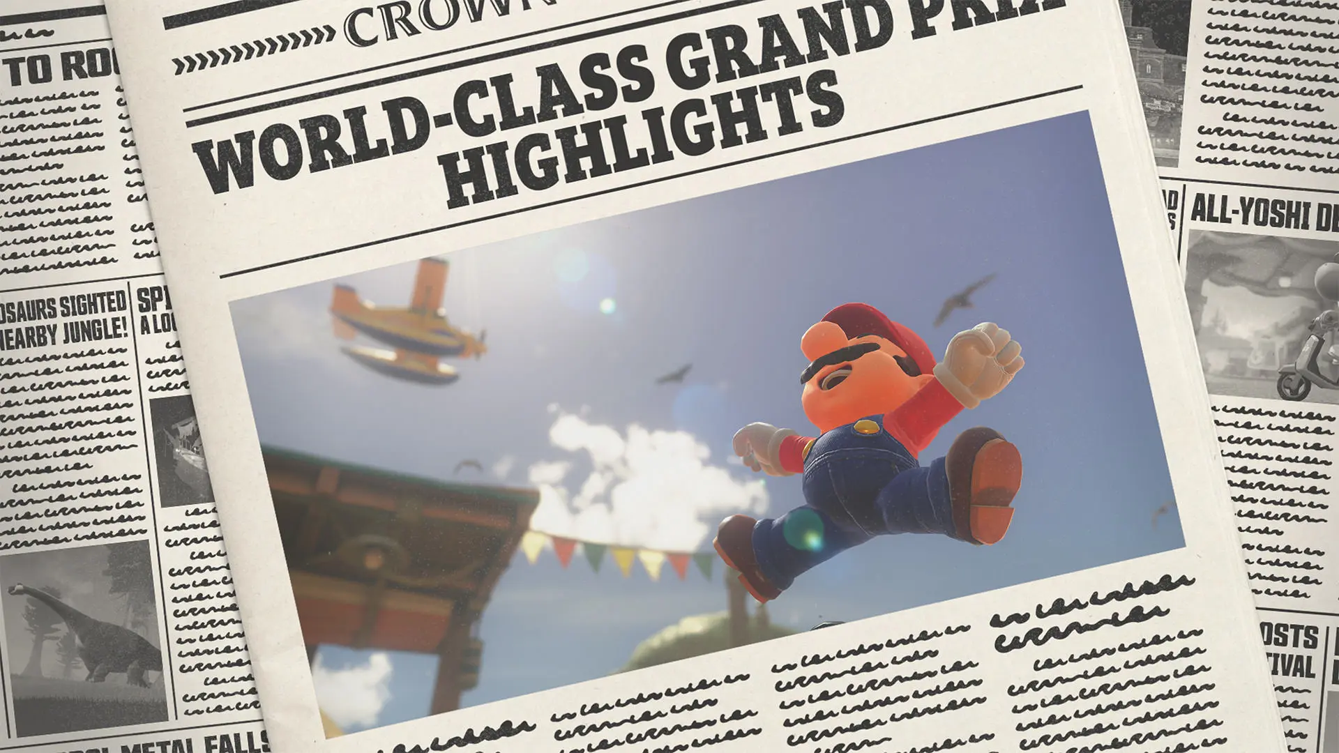 تصویر ثبت شده با حالت عکاسی بازی Mario Kart World