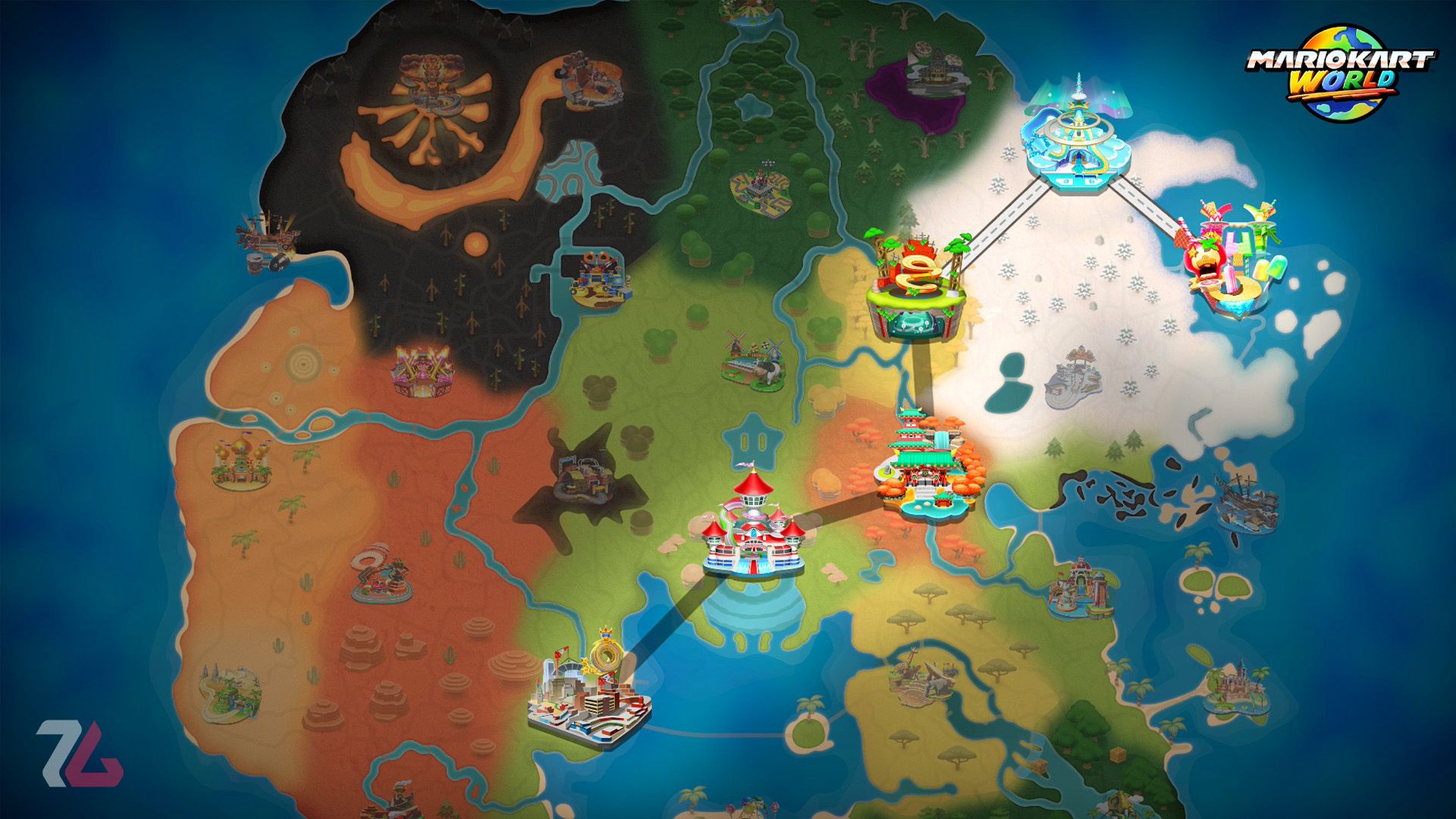 بررسی بازی Mario Kart World جهان باز