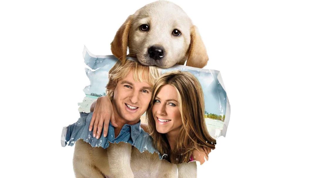 جنیفر آنیستون و اوون ویلسون در پوستر فیلم Marley & Me