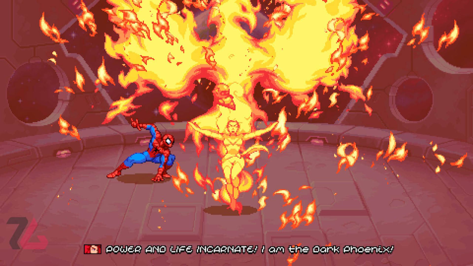 نبرد با فونیکس بازی Marvel Cosmic Inavsion