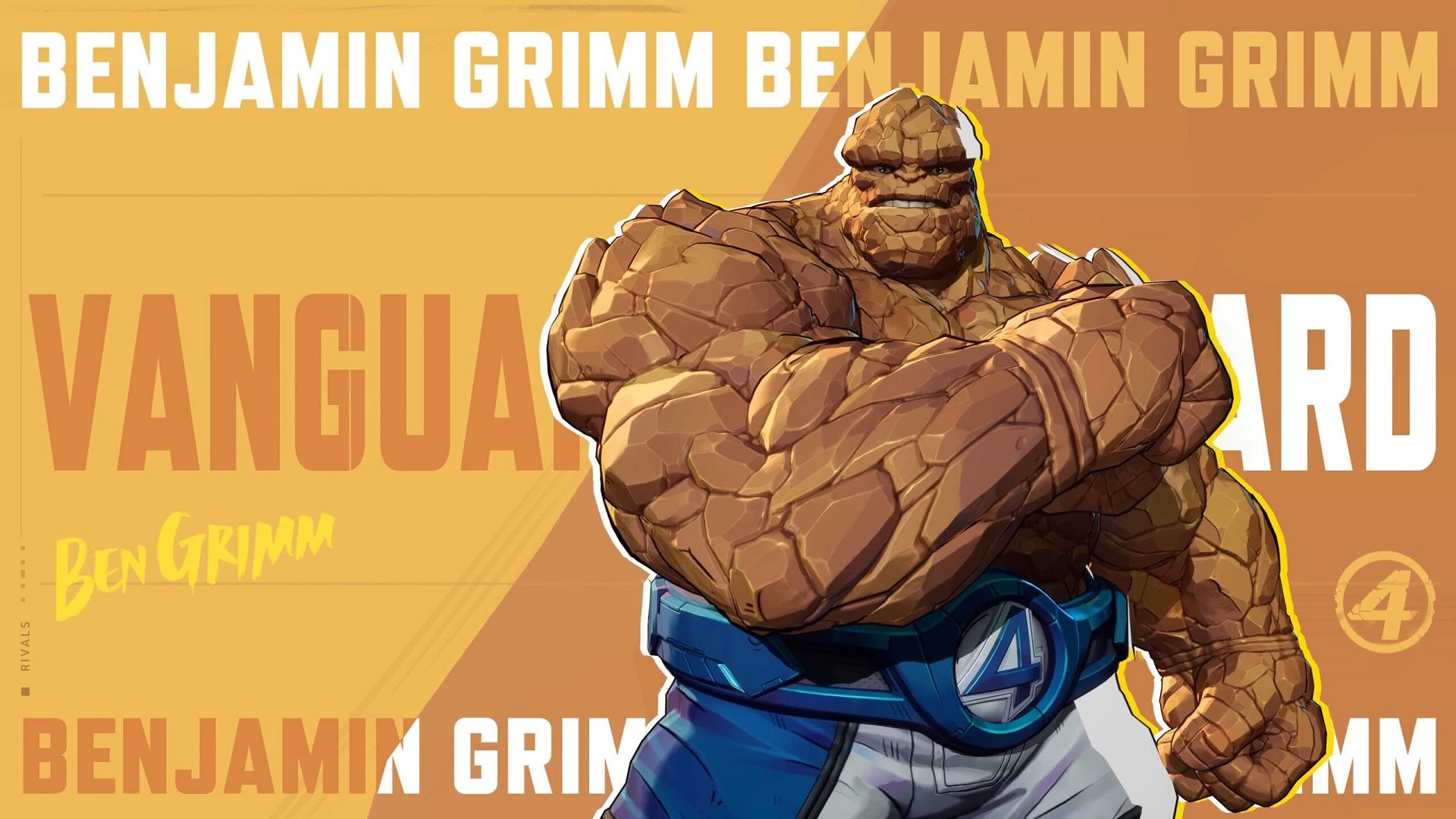 پوستر شخصیت The Thing در بازی Marvel Rivals