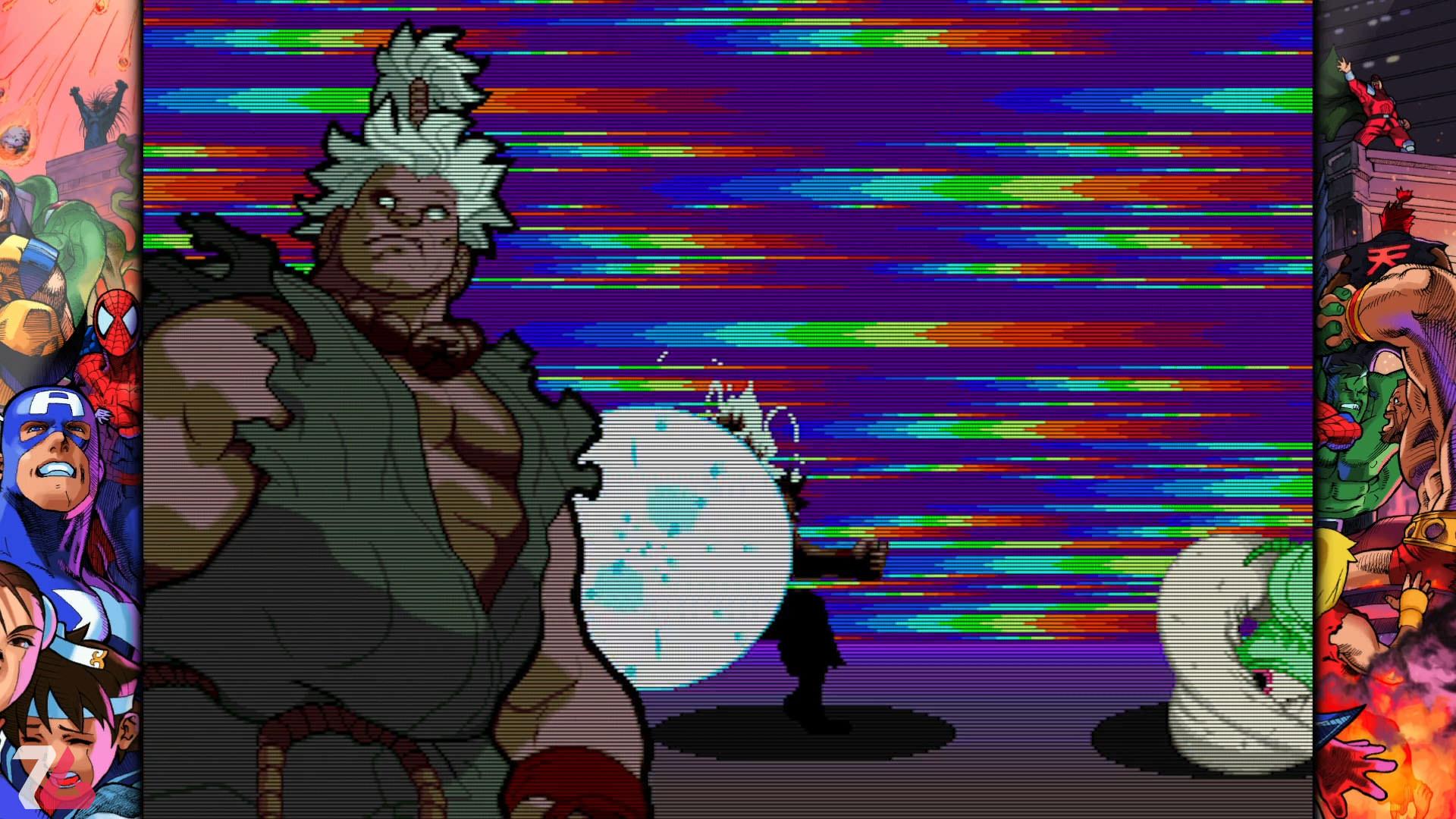 مبارزه آکوما در بازی Marvel vs. Capcom Fighting Collection
