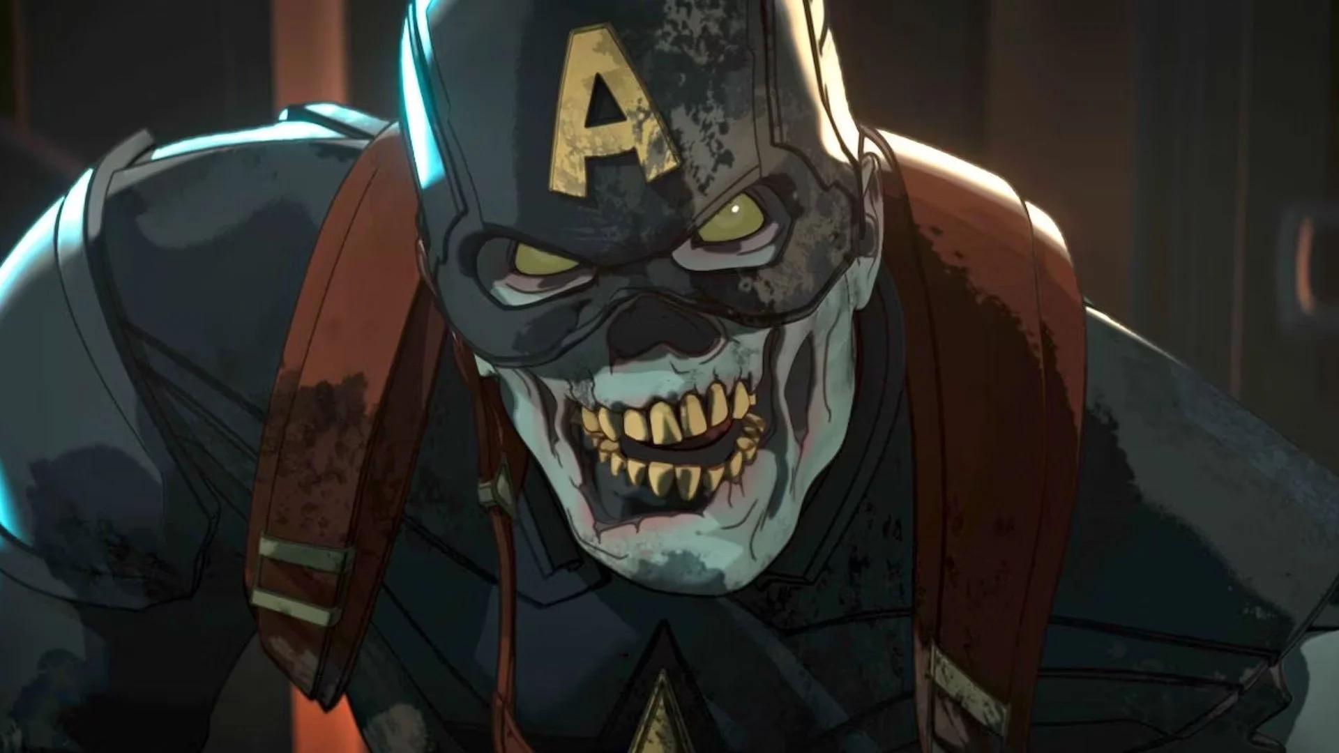 کاپیتان آمریکا زامبی در انیمیشن Marvel Zombies