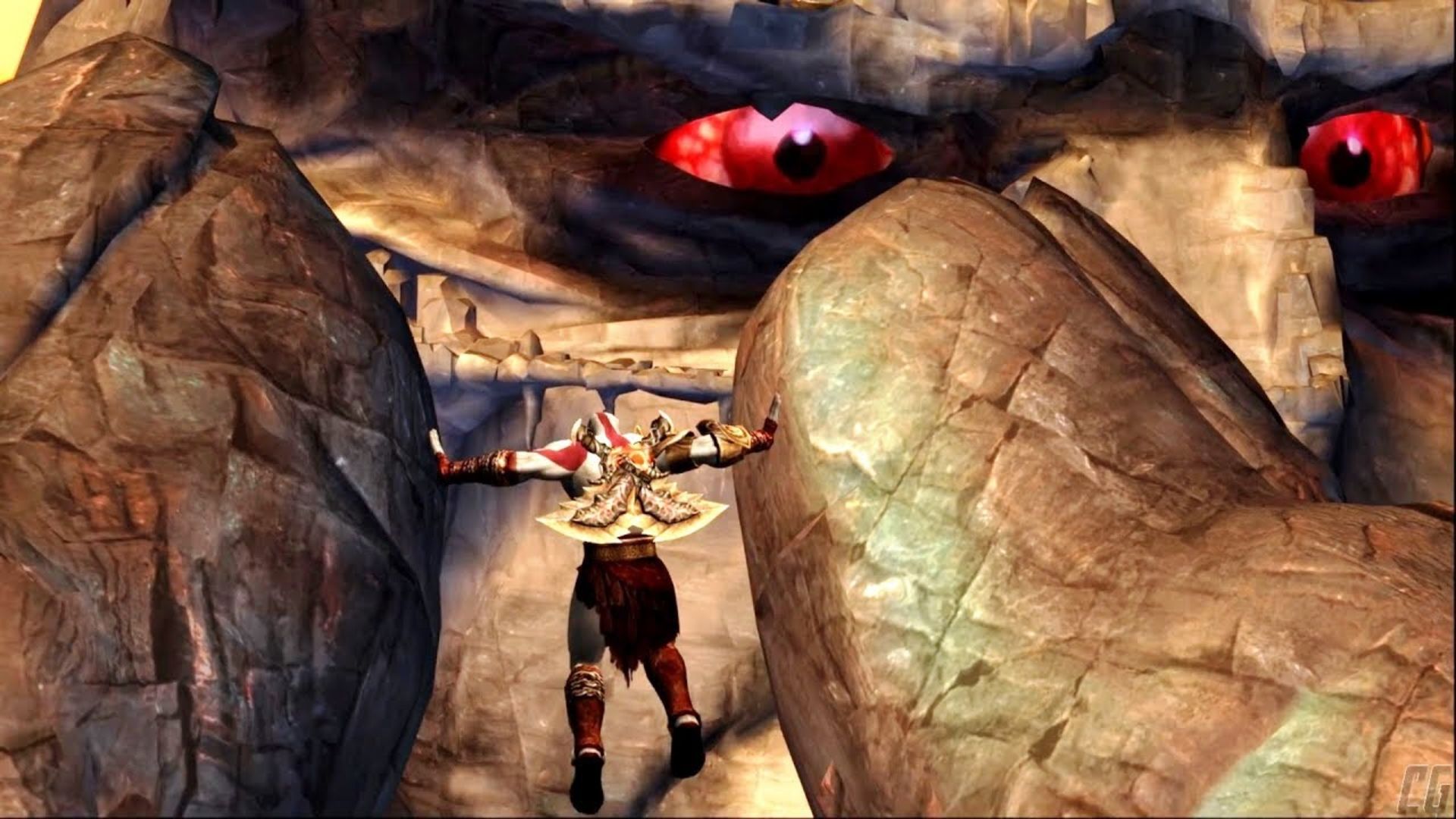 کریتوس در برابر اطلس در God of War 2