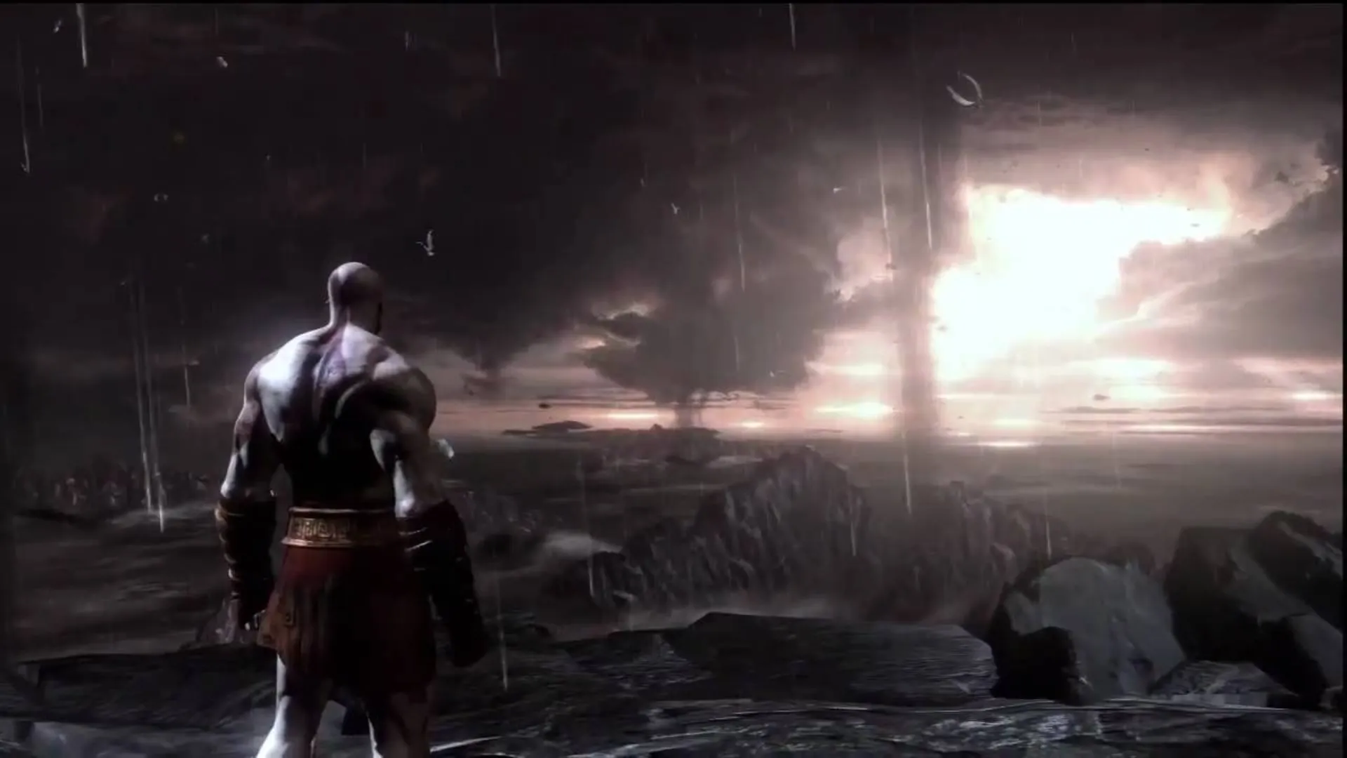 پایان بازی god of war 3