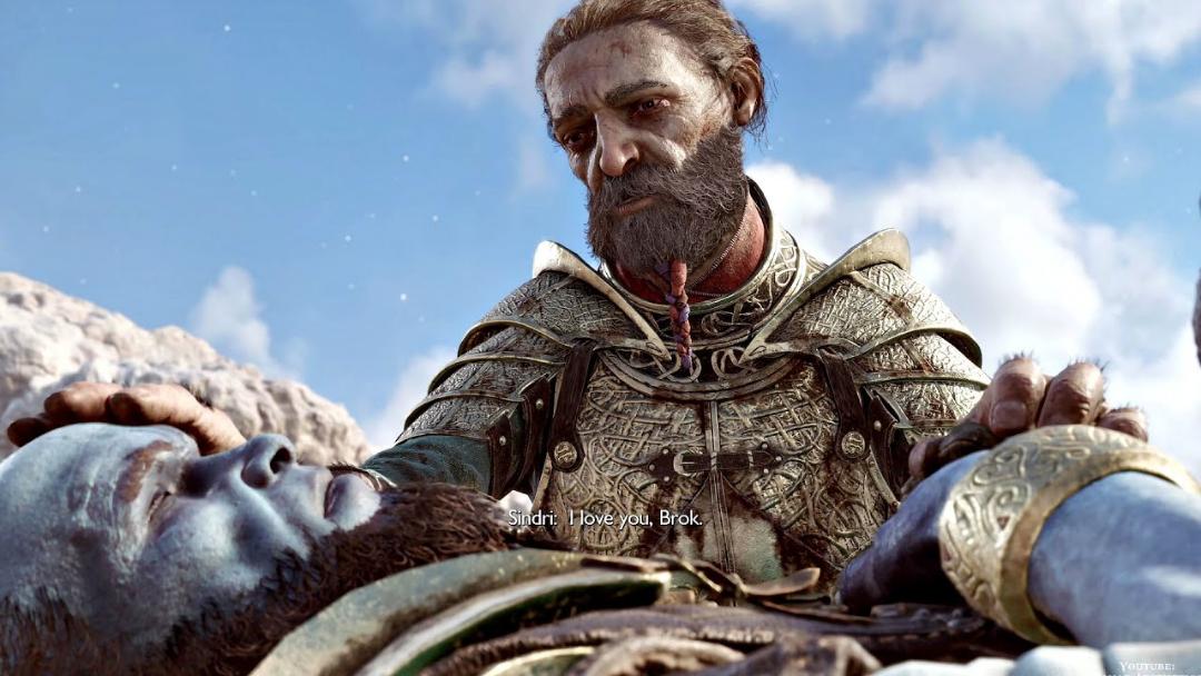 سیندری و بروک در بازی god of war ragnarok