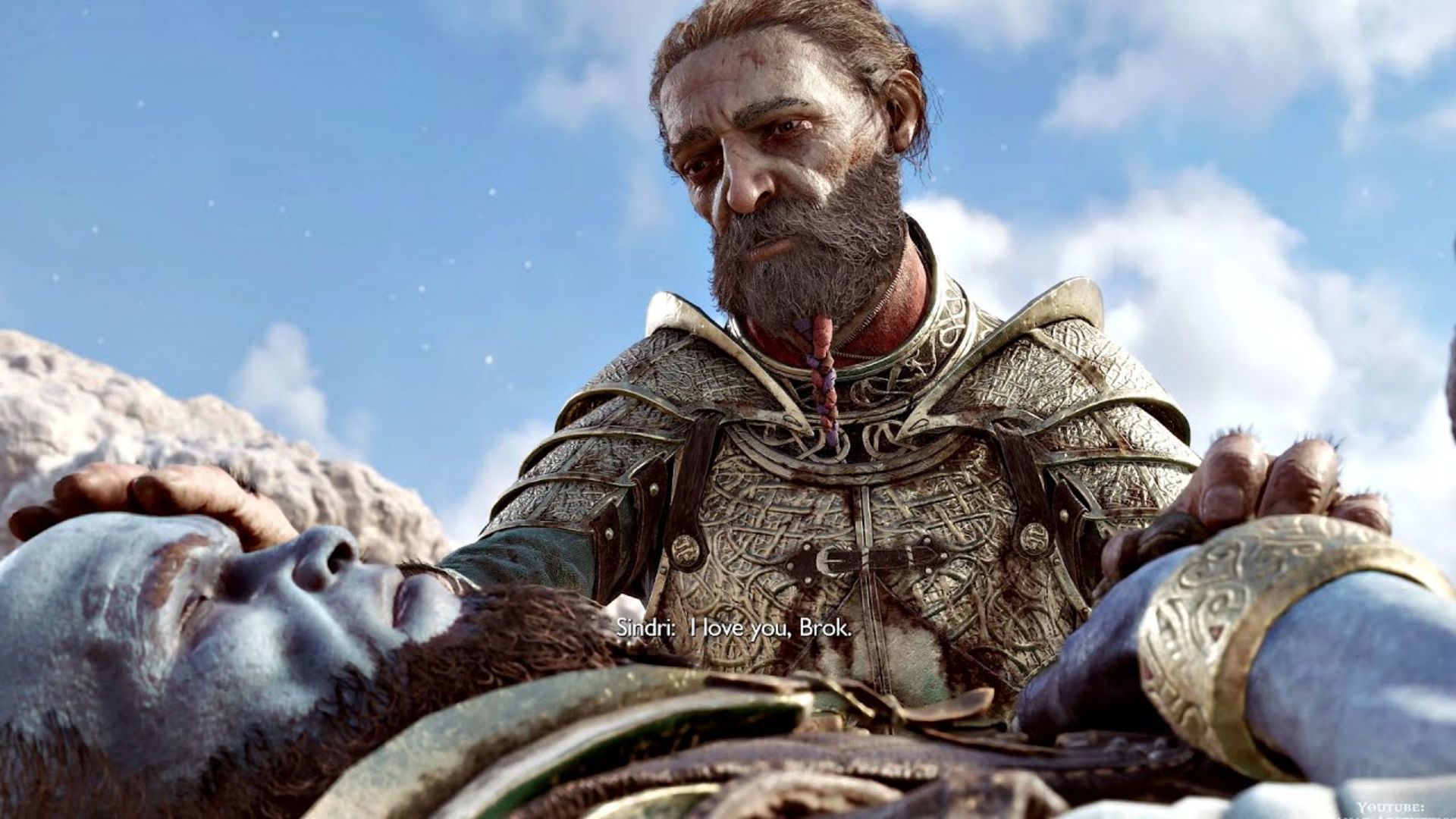 سیندری و بروک در بازی god of war ragnarok