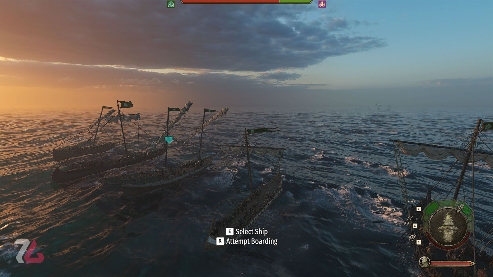 نبردهای دریایی بازی m&b2 war sails