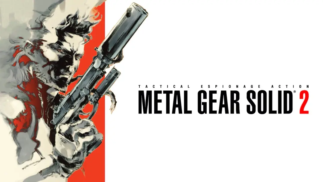 لوگو و شخصیت اصلی بازی Metal Gear Solid 2: Sons of Liberty