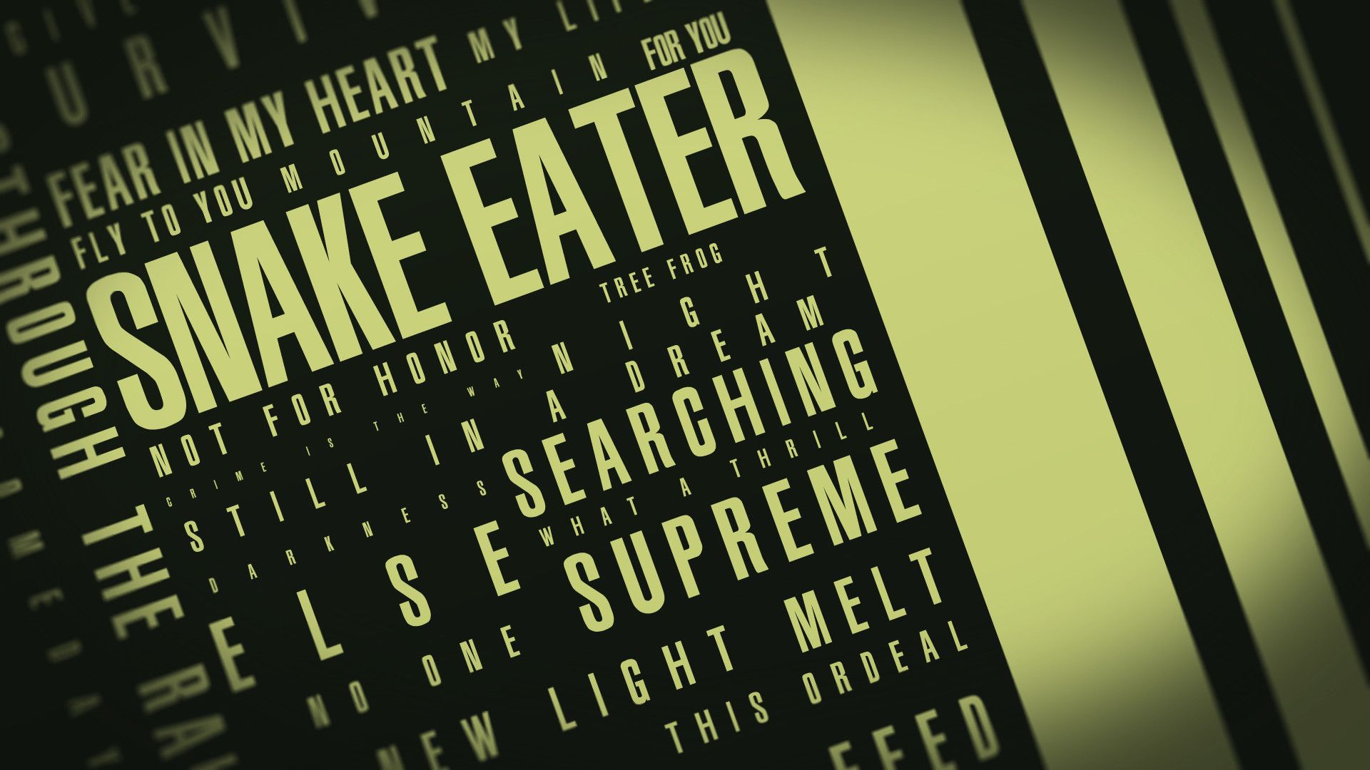 والپیپر بازی Metal Gear Solid 3: Snake Eater